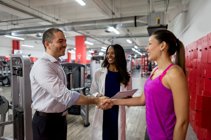 meeting everyone at the gym